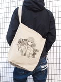 TV Anime Days With My Stepsister - Saki Ayase Watercolor Shoulder Tote Bag (Natural) thumbnail 2