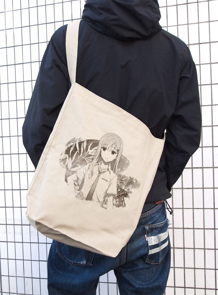 TV Anime Days With My Stepsister - Saki Ayase Watercolor Shoulder Tote Bag (Natural) image 2