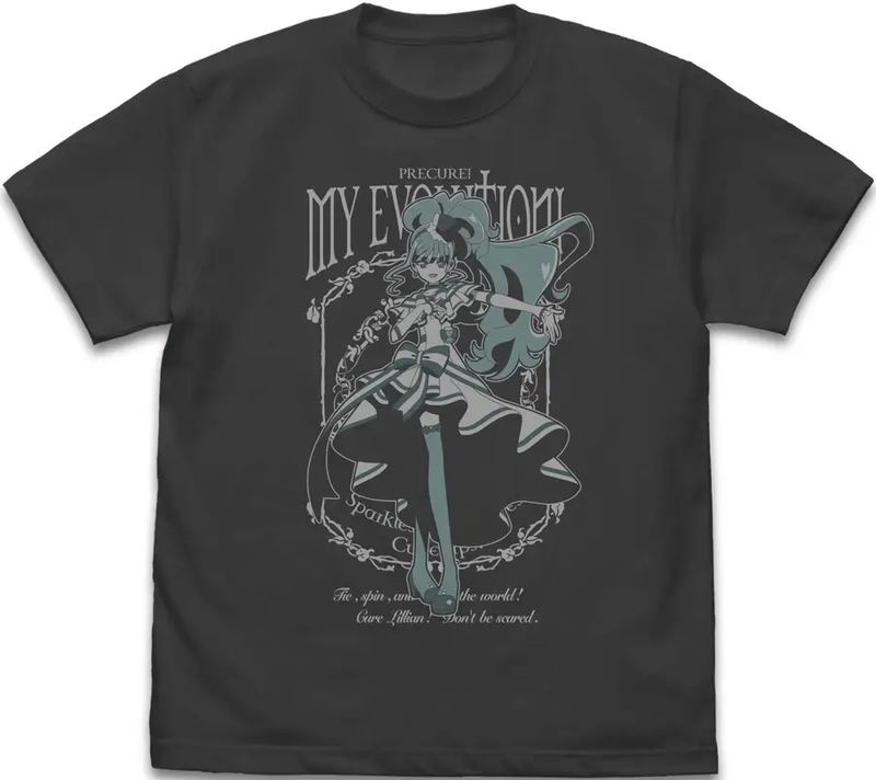 Wonderful Precure! - Cure Lillian T-shirt (Sumi | Size XL) image 1
