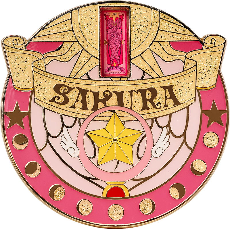 Cardcaptor Sakura 25th Anniversary Metal Badge Star Wand image 1