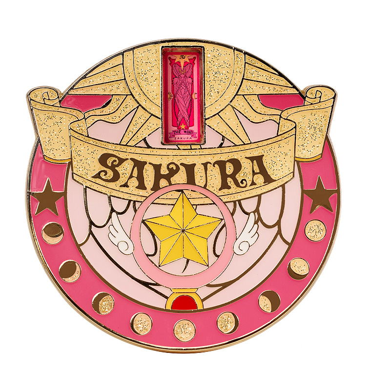 Cardcaptor Sakura 25th Anniversary Metal Badge Star Wand image 2