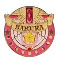 Cardcaptor Sakura 25th Anniversary Metal Badge Star Wand thumbnail 3