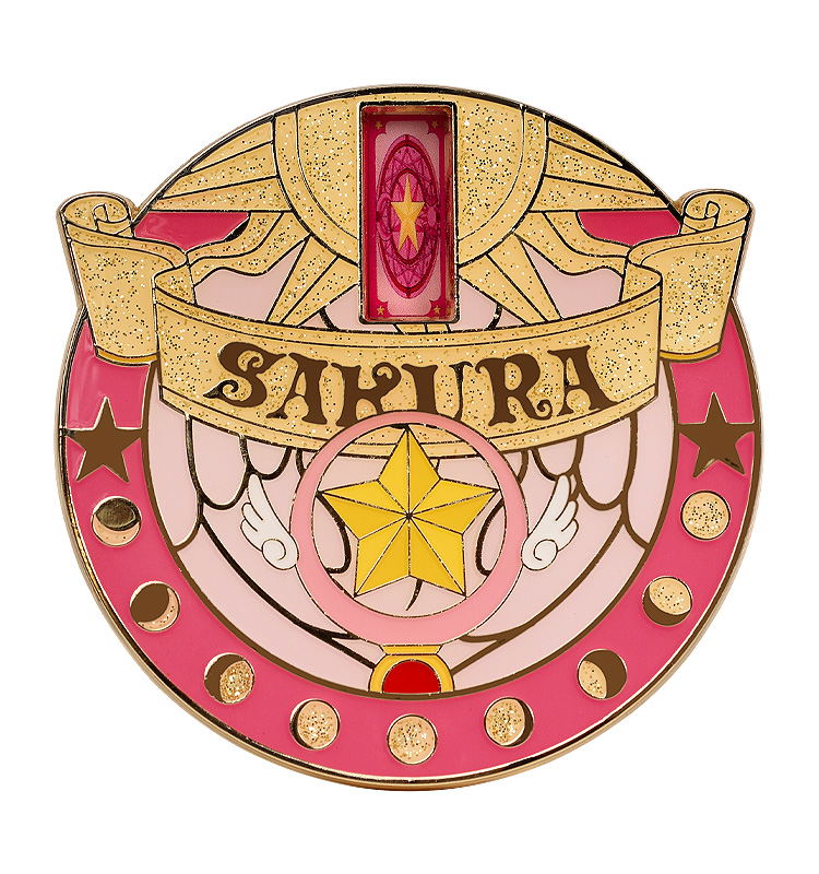 Cardcaptor Sakura 25th Anniversary Metal Badge Star Wand image 3