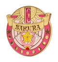 Cardcaptor Sakura 25th Anniversary Metal Badge Star Wand thumbnail 4