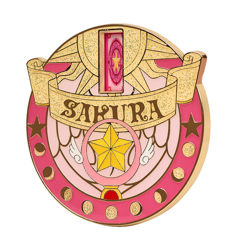 Cardcaptor Sakura 25th Anniversary Metal Badge Star Wand image 4