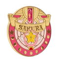 Cardcaptor Sakura 25th Anniversary Metal Badge Star Wand thumbnail 5