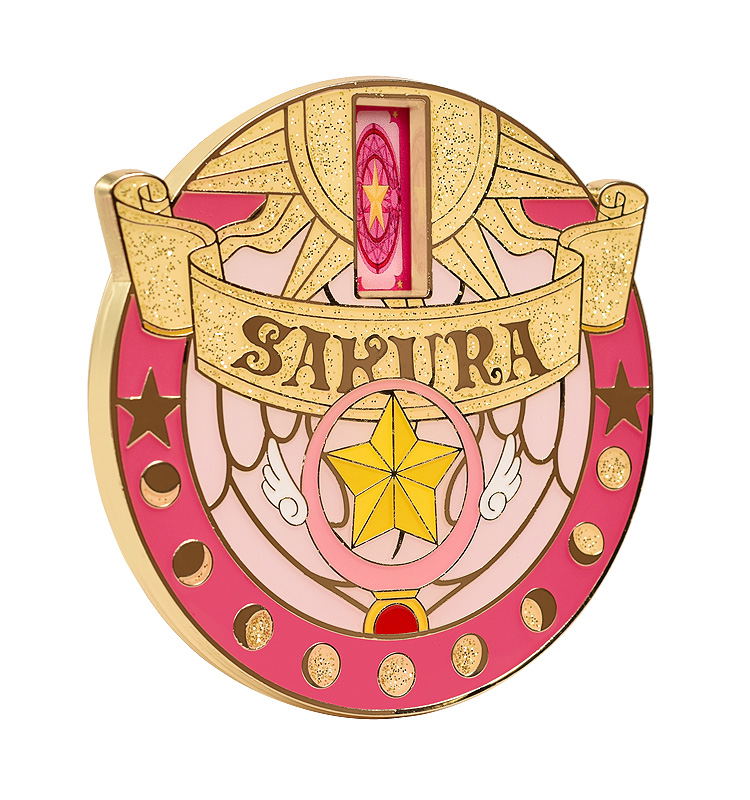 Cardcaptor Sakura 25th Anniversary Metal Badge Star Wand image 5
