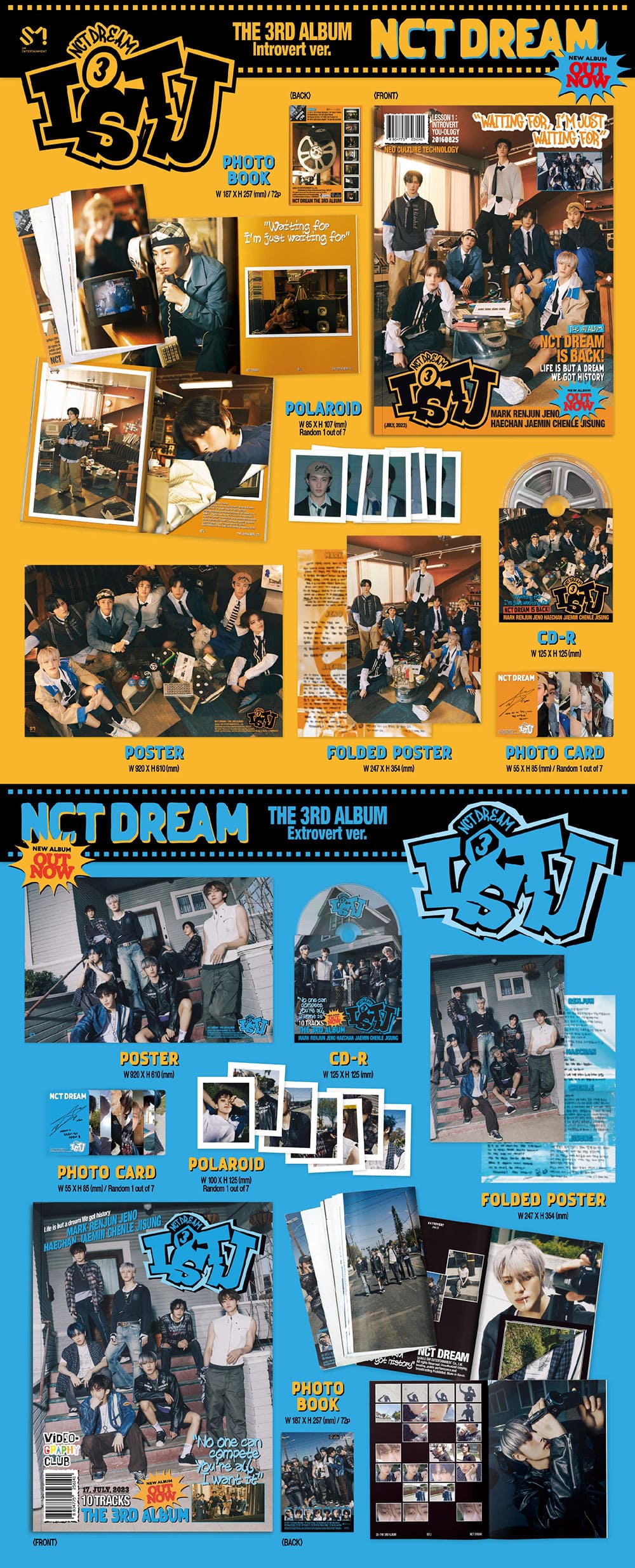 NCT Dream 3rd Album [ISTJ] (Photobook Ver.) [Random Ver.] (NCT DREAM)