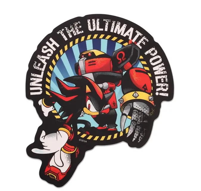 Sonic The Hedgehog Travel Sticker 2 Shadow