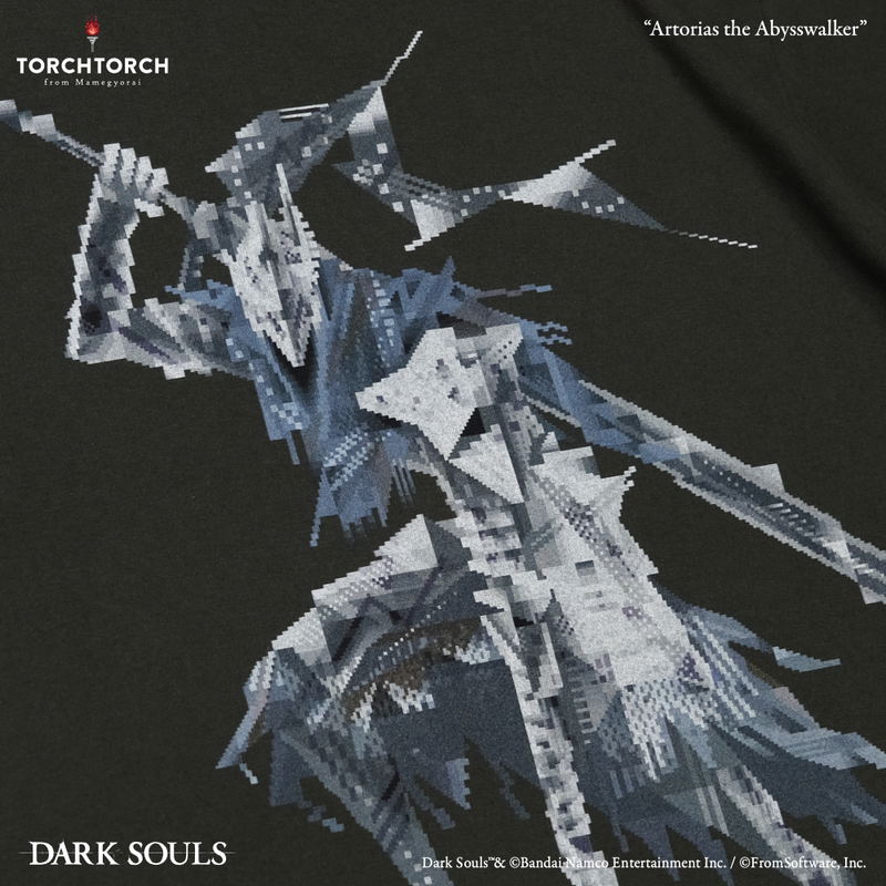 Dark Souls x Torch Torch / Artorias The Abysswalker T-shirt (Ink Black | Size XXL) image 3