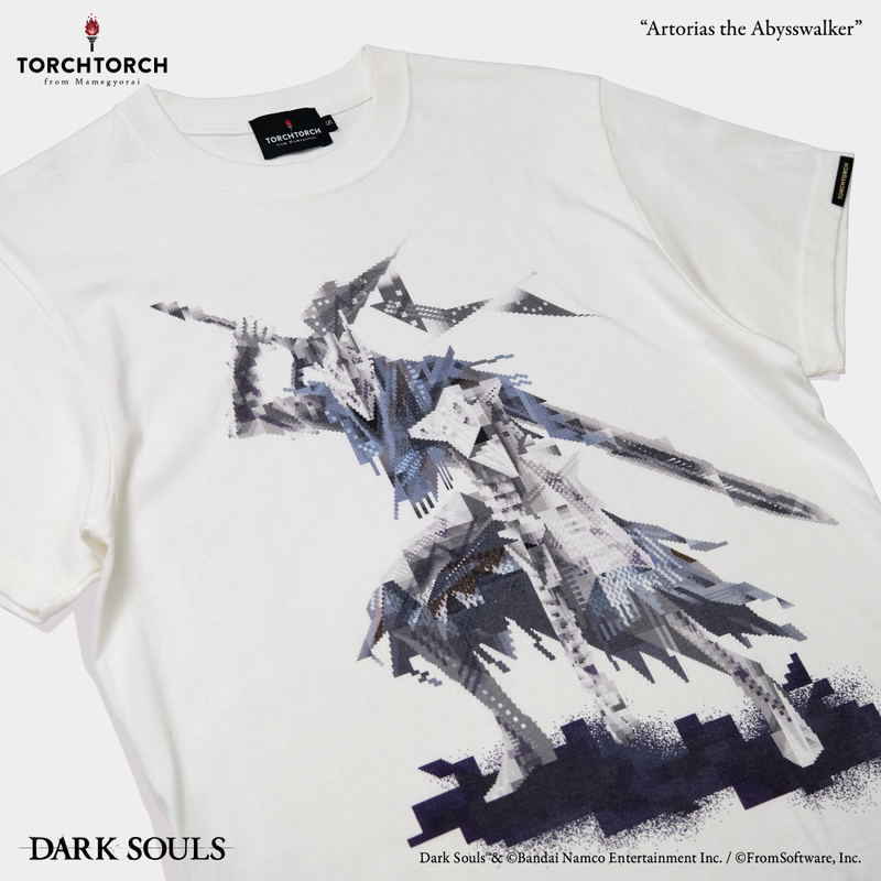 Dark Souls x Torch Torch / Artorias The Abysswalker T-shirt (Vanilla White | Size L) image 2