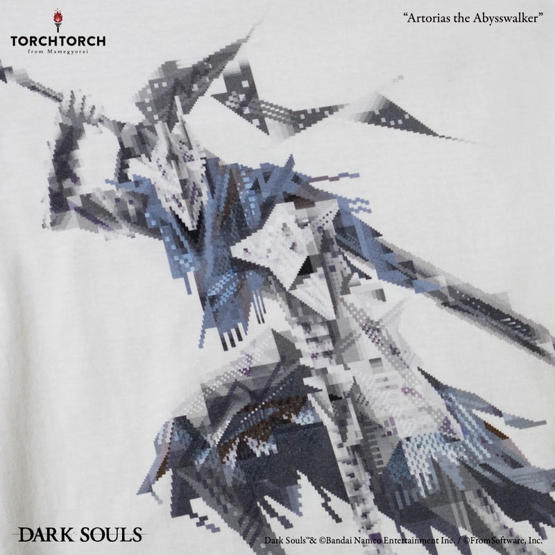 Dark Souls x Torch Torch / Artorias The Abysswalker T-shirt (Vanilla White | Size XXL) image 3