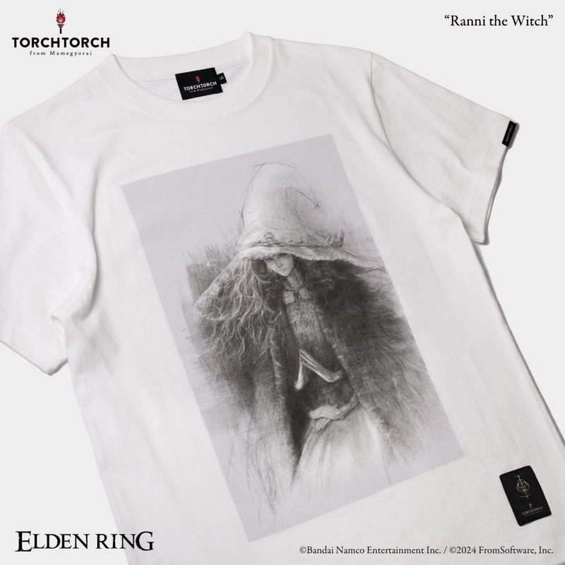 Elden Ring x Torch Torch / Ranni The Witch T-shirt (White | Size L) image 2