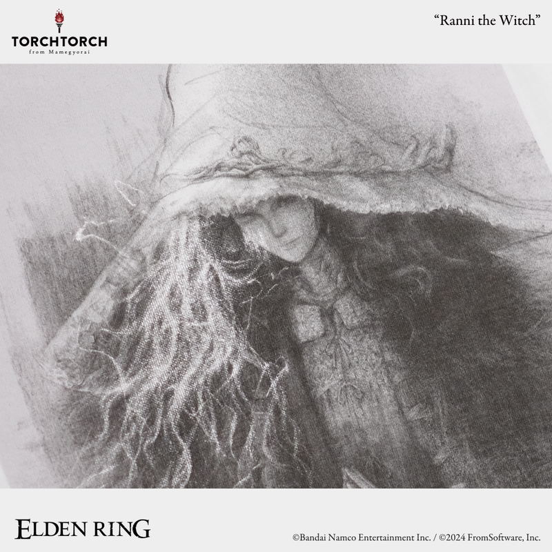 Elden Ring x Torch Torch / Ranni The Witch T-shirt (White | Size S) image 3