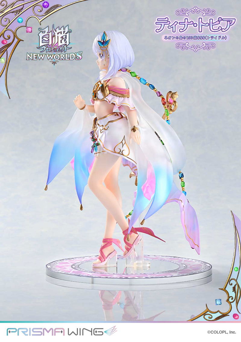 Prisma Wing Shironeko Project 1/7 Scale Pre-Painted Figure: Tina Topia The 10 Billion Tridollars of Neon Island image 19