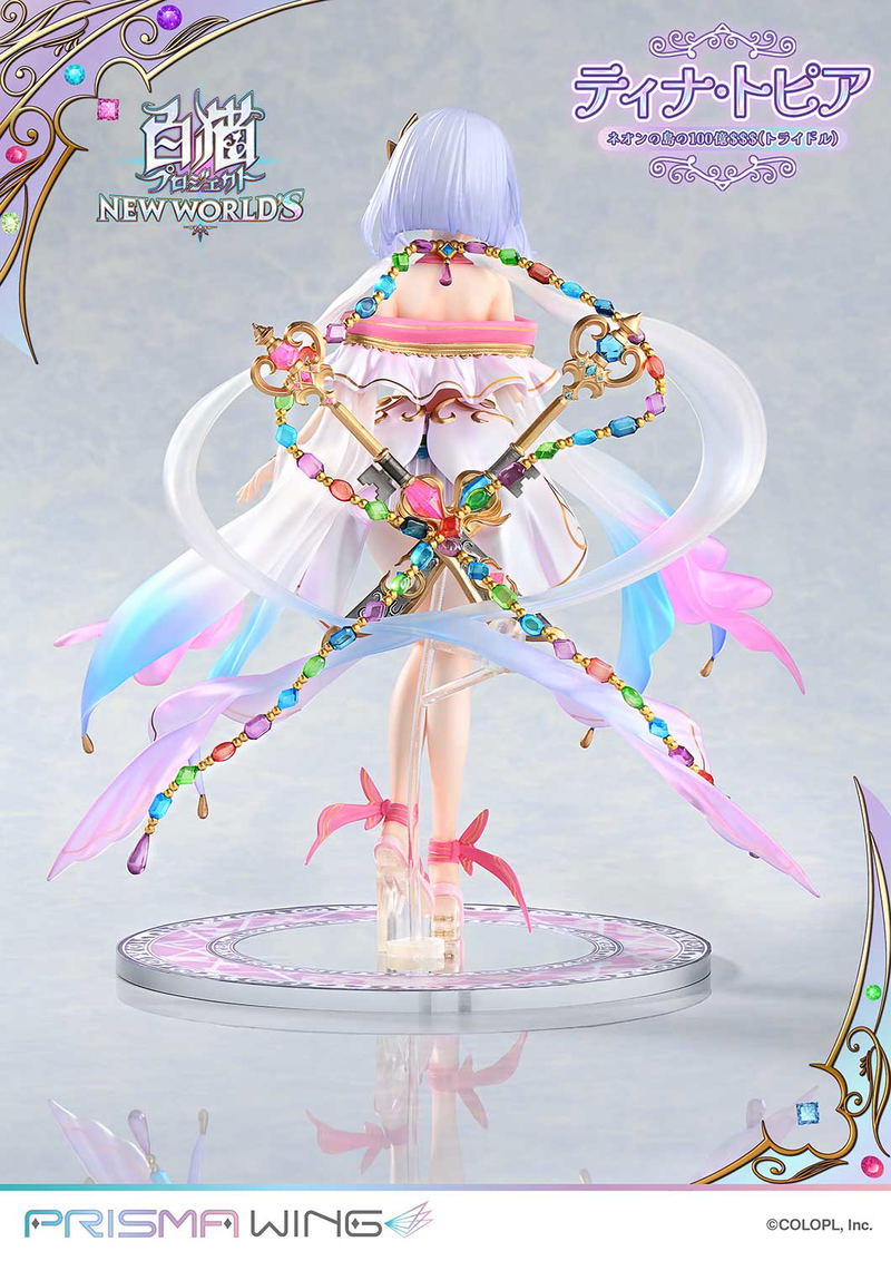 Prisma Wing Shironeko Project 1/7 Scale Pre-Painted Figure: Tina Topia The 10 Billion Tridollars of Neon Island image 21