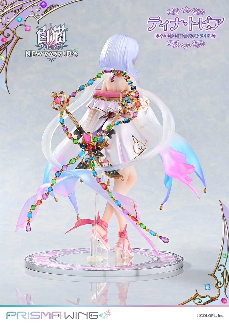 Prisma Wing Shironeko Project 1/7 Scale Pre-Painted Figure: Tina Topia The 10 Billion Tridollars of Neon Island image 22