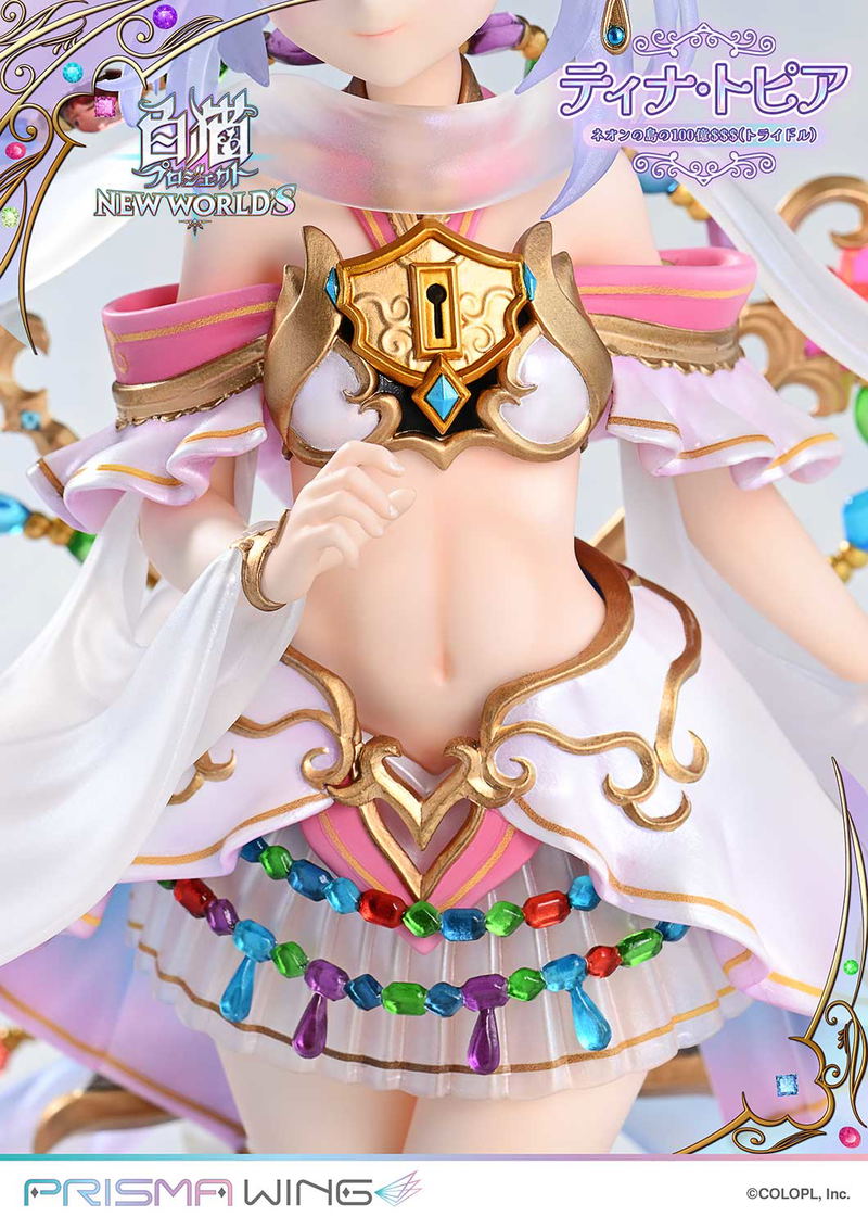 Prisma Wing Shironeko Project 1/7 Scale Pre-Painted Figure: Tina Topia The 10 Billion Tridollars of Neon Island image 25