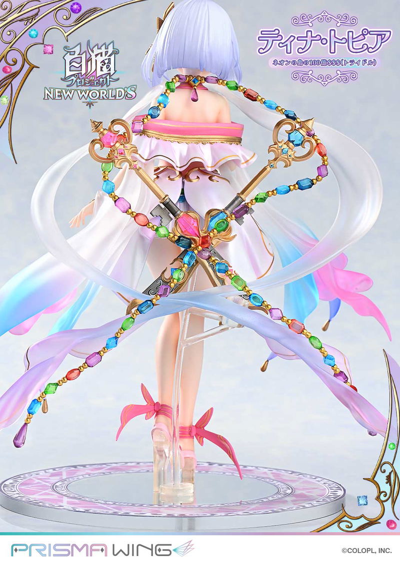 Prisma Wing Shironeko Project 1/7 Scale Pre-Painted Figure: Tina Topia The 10 Billion Tridollars of Neon Island image 26