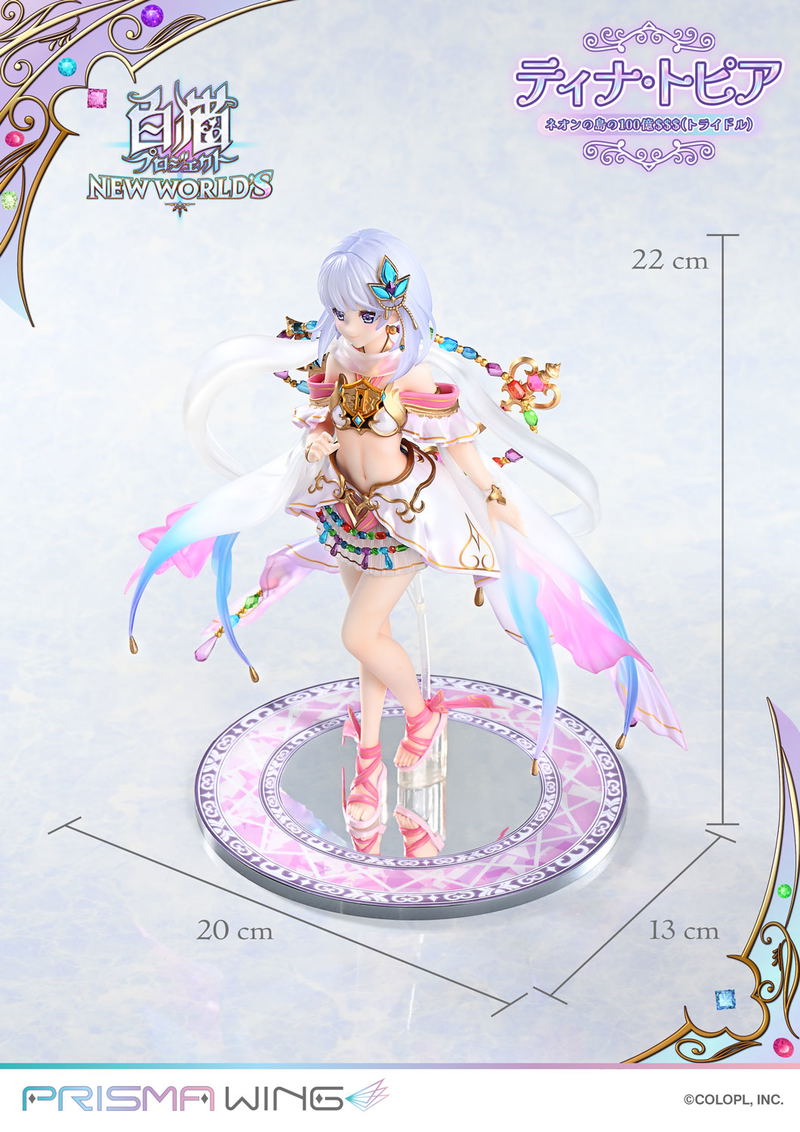 Prisma Wing Shironeko Project 1/7 Scale Pre-Painted Figure: Tina Topia The 10 Billion Tridollars of Neon Island image 27