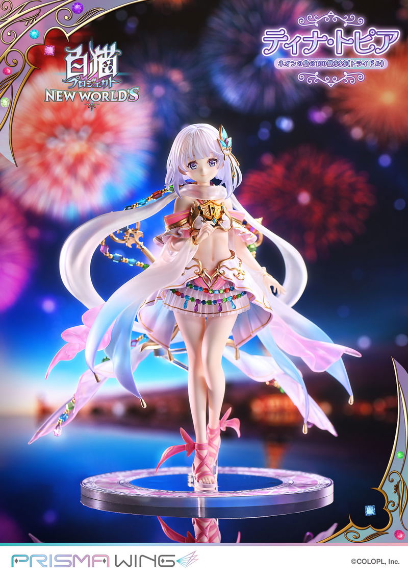 Prisma Wing Shironeko Project 1/7 Scale Pre-Painted Figure: Tina Topia The 10 Billion Tridollars of Neon Island image 3