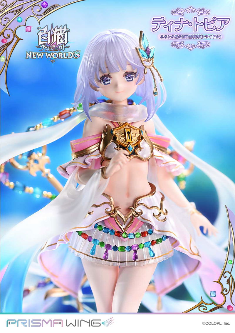 Prisma Wing Shironeko Project 1/7 Scale Pre-Painted Figure: Tina Topia The 10 Billion Tridollars of Neon Island image 7