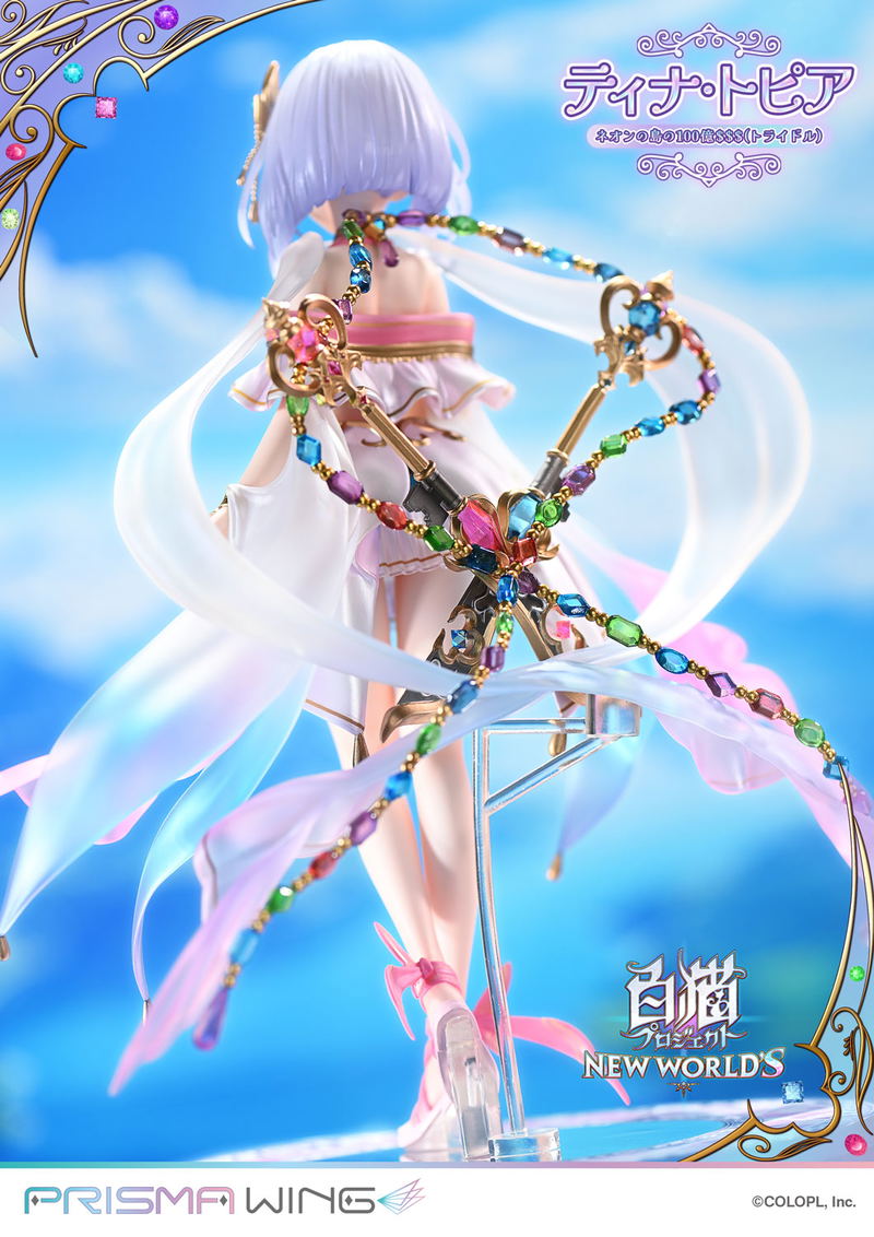 Prisma Wing Shironeko Project 1/7 Scale Pre-Painted Figure: Tina Topia The 10 Billion Tridollars of Neon Island image 9