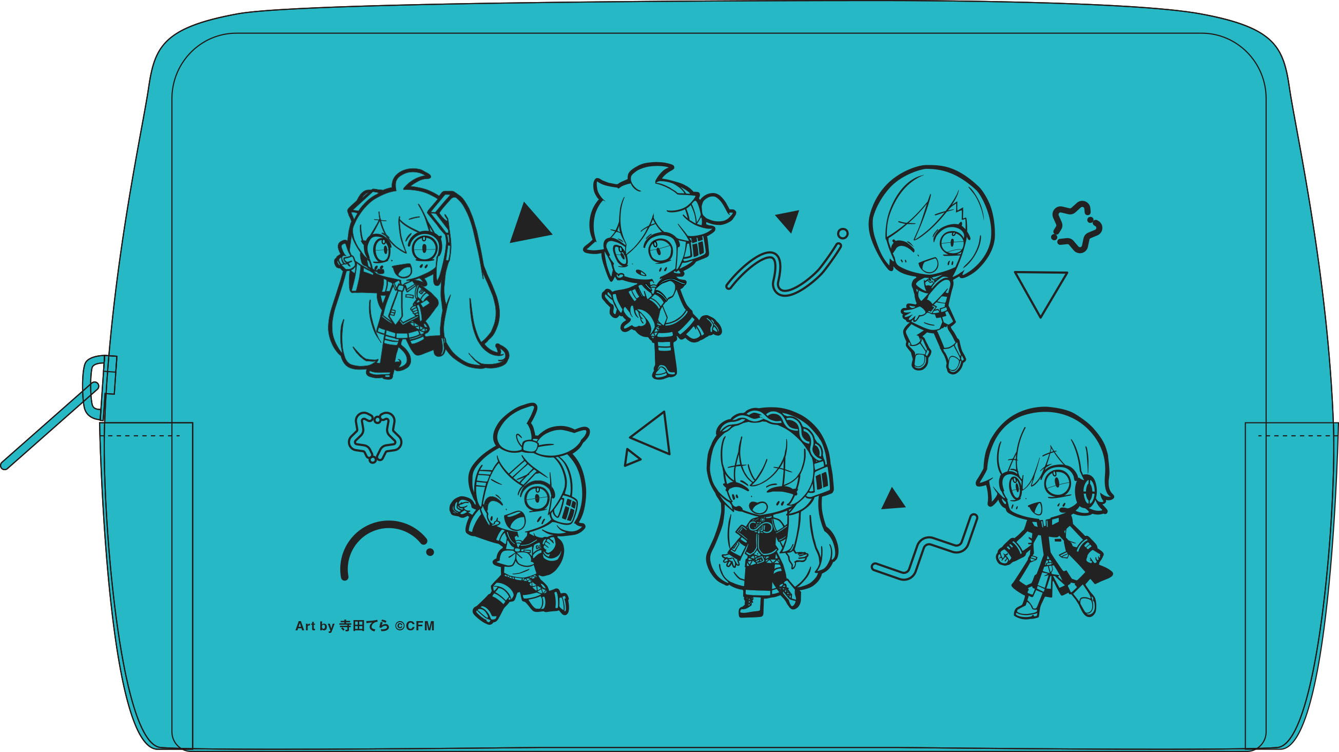 Hatsune Miku Series Clear Pouch hatsune-miku-series-clear-pouch