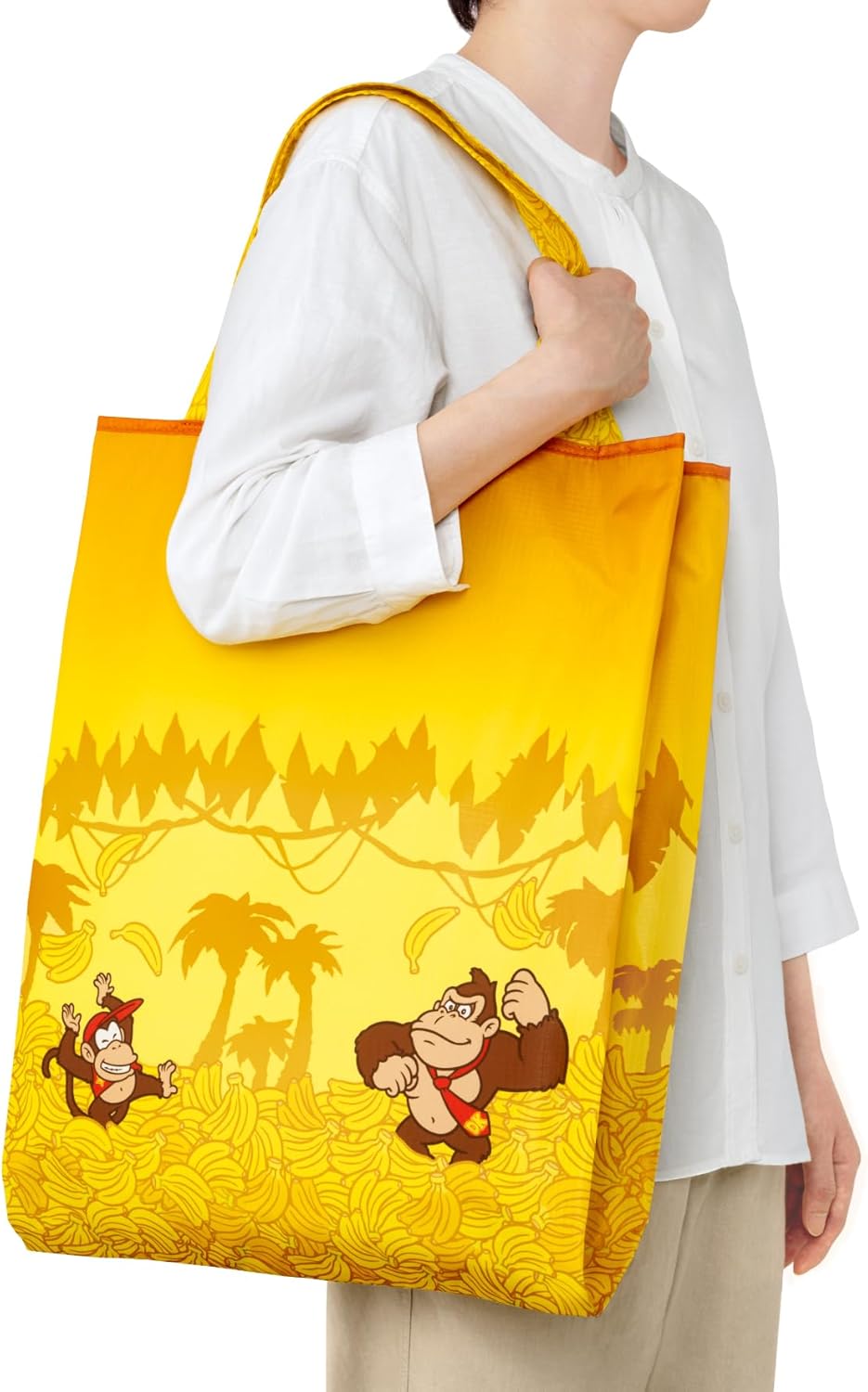 Donkey Kong Wrapping x Eco Bag L (Tie)