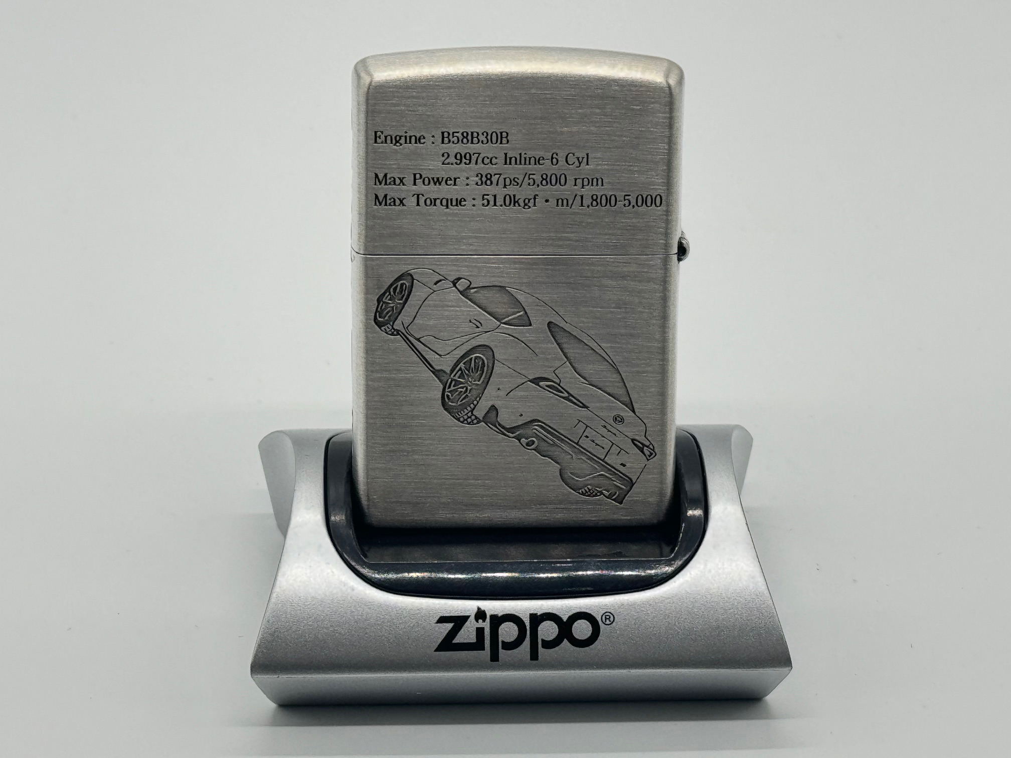 TOYOTA Zippo Case Vol. 2 GR Supra (No fuel or gas included)