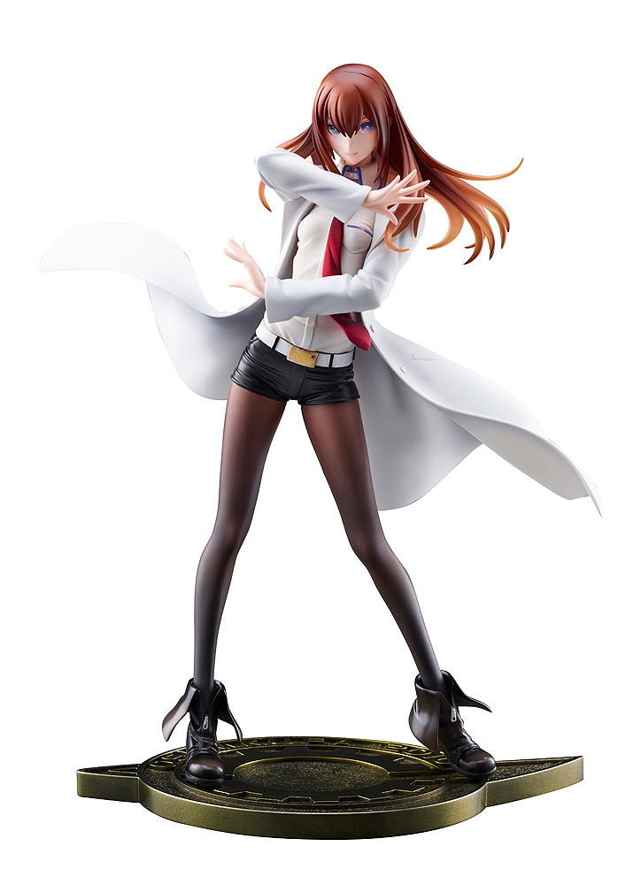 DreamTech Steins;Gate 1/7 Scale Pre-Painted Figure: Makise Kurisu Lab Coat Style image 1