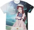 Love Live! Sunshine!! - Original Illustration Of Riko Sakurauchi Full Graphic T-shirt Solo Concert Ver. (White | Size S) thumbnail 1