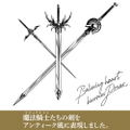 Magic Knight Rayearth - Light, Sea, And Wind Sword Large Tote Bag (Natural) thumbnail 5