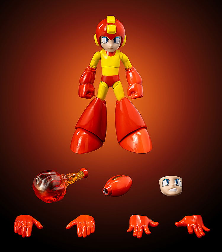 Mega Man Non Scale Pre-Painted Action Figure: MDLX Mega Man Fire Storm image 2