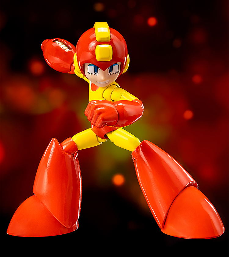 Mega Man Non Scale Pre-Painted Action Figure: MDLX Mega Man Fire Storm image 5