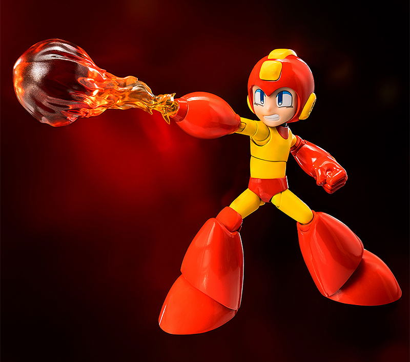 Mega Man Non Scale Pre-Painted Action Figure: MDLX Mega Man Fire Storm image 8