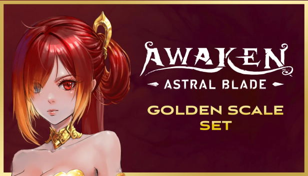 Awaken: Astral Blade - Golden Scale Set (DLC) <span class="ext" style="background-color: #B0000F; color: #FFFFFF;">DLC</span> <span class="ext" style="background-color: #2a475e; color: #FFFFFF;">STEAM</span> <span class="ext ext_digital">digital</span> image 1