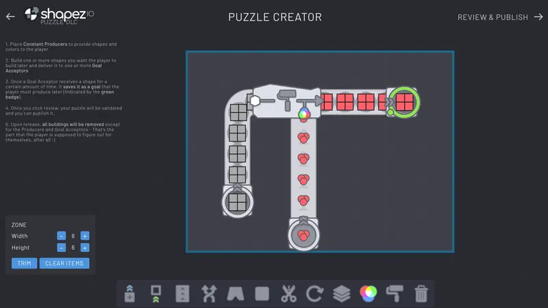 Shapez: Puzzle (DLC) <span class="ext" style="background-color: #B0000F; color: #FFFFFF;">DLC</span> <span class="ext" style="background-color: #2a475e; color: #FFFFFF;">STEAM</span> <span class="ext ext_digital">digital</span> image 2