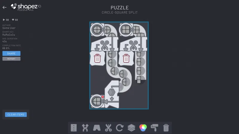 Shapez: Puzzle (DLC) <span class="ext" style="background-color: #B0000F; color: #FFFFFF;">DLC</span> <span class="ext" style="background-color: #2a475e; color: #FFFFFF;">STEAM</span> <span class="ext ext_digital">digital</span> image 5