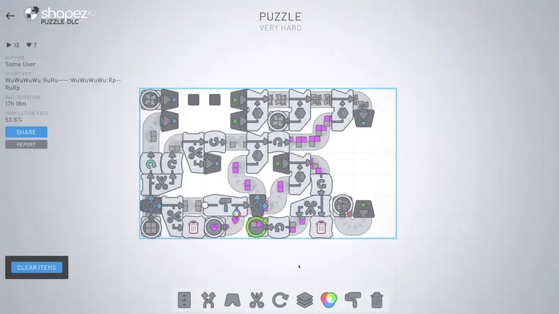 Shapez: Puzzle (DLC) <span class="ext" style="background-color: #B0000F; color: #FFFFFF;">DLC</span> <span class="ext" style="background-color: #2a475e; color: #FFFFFF;">STEAM</span> <span class="ext ext_digital">digital</span> image 7