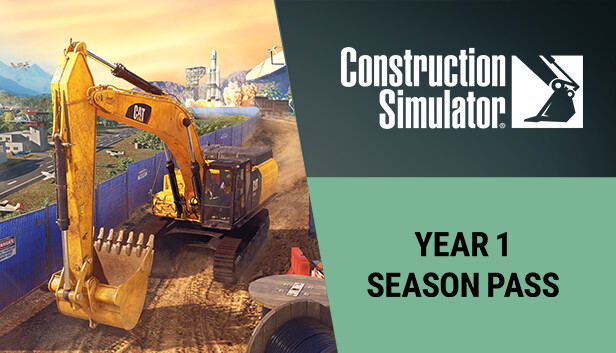 Construction Simulator - Year 1 Season Pass <span class="ext" style="background-color: #B0000F; color: #FFFFFF;">DLC</span> <span class="ext" style="background-color: #2a475e; color: #FFFFFF;">STEAM</span> <span class="ext ext_digital">digital</span> image 1