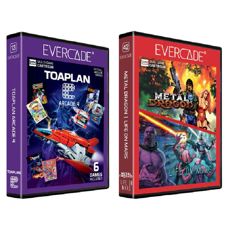 Evercade Toaplan Arcade Collection 4 & Evercade Metal Dragon / Life on