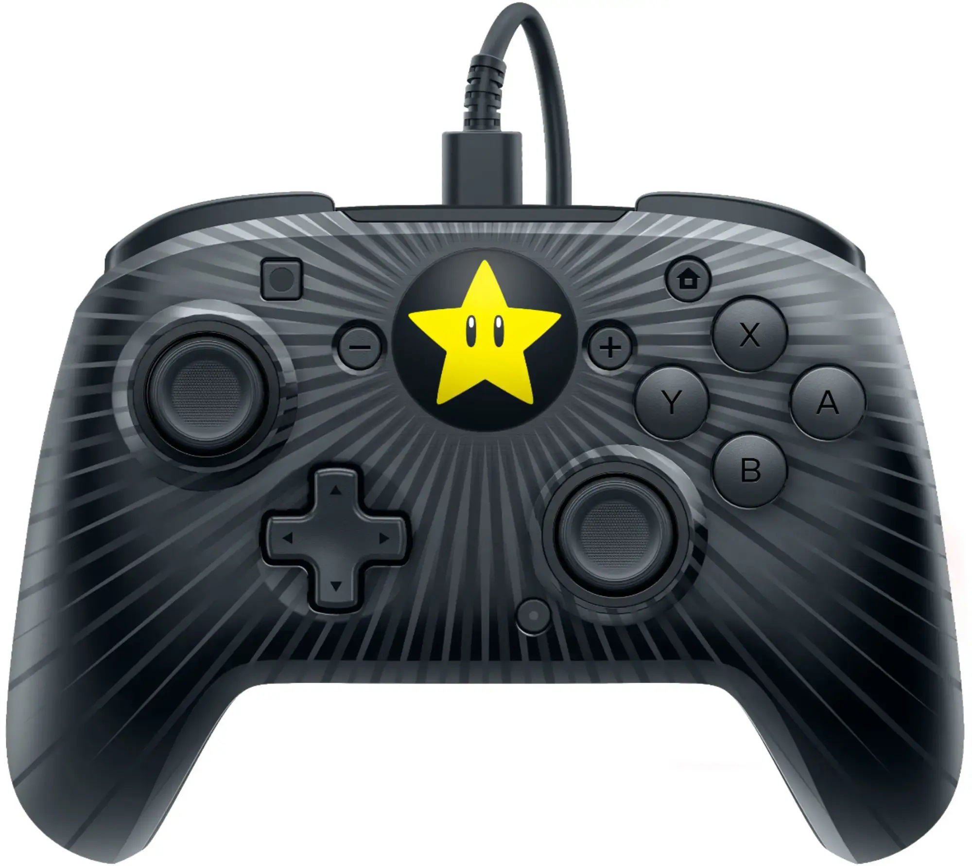 Faceoff Deluxe Wired Pro Controller for Nintendo Switch (Super Mario