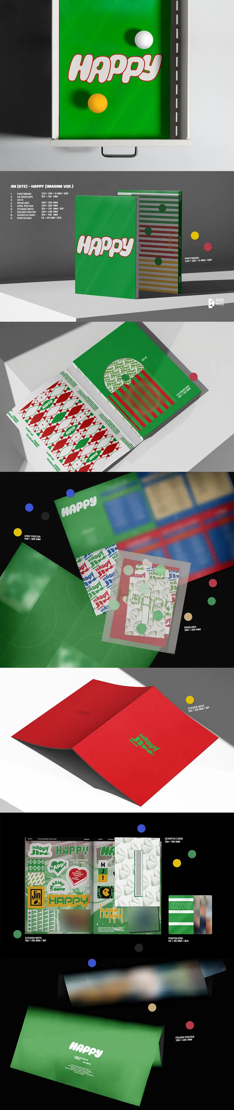 Jin - Happy / SOLO ALBUM image 3