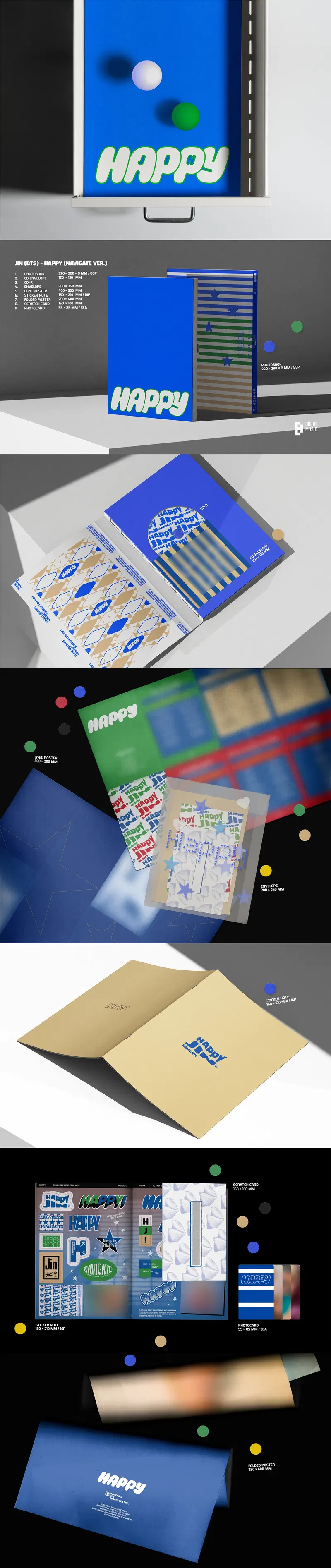 Jin - Happy / SOLO ALBUM image 4