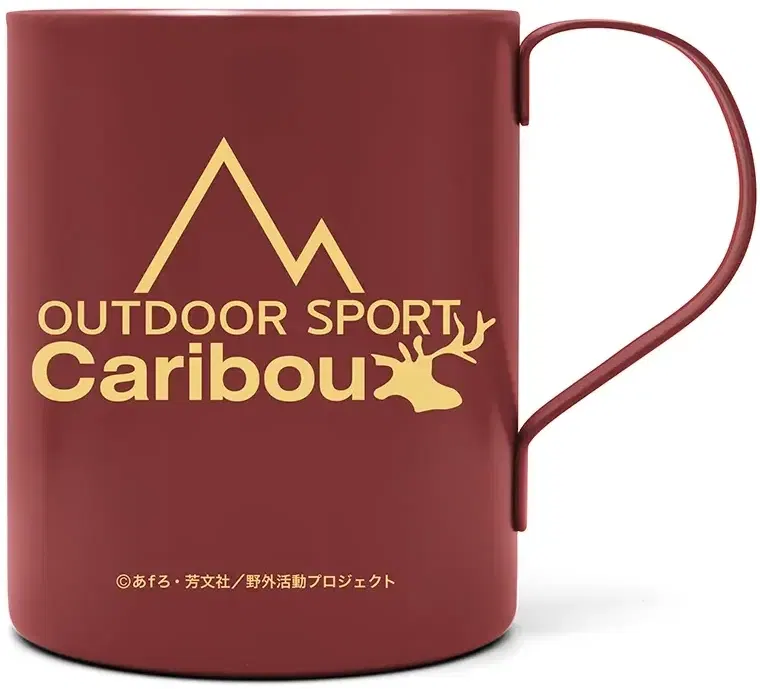 Yuru Camp Season 3 - Caribou Double-Layer Stainless Steel Mug (Painted) (Red) image 1