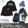 Yuru Camp Season 3 - Yurucamp Enjoy Camping T/C Coach Jacket (Black | Size M) thumbnail 11