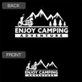 Yuru Camp Season 3 - Yurucamp Enjoy Camping T/C Coach Jacket (Black | Size M) thumbnail 5