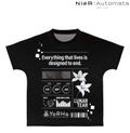 NieR:Automata Ver1.1a A2 Ani-Art Black Label Full Graphic T-shirt (Unisex | Size M) thumbnail 1