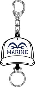 One Piece Hat Type Rubber Reel Key Chain Marine thumbnail 1
